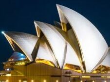 Sydney Opera House at night
